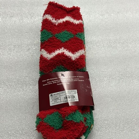 Kids holiday socks 2pairs - Picture 3 of 3